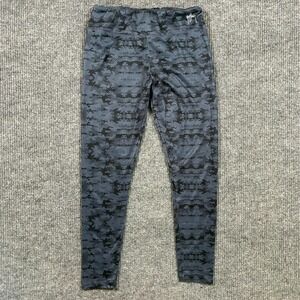 Guy Harvey Womens Leggings Size M Blue Camo Print Pull On Stretch Activewear